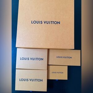 Louis Vuitton Signature Orange Boxes